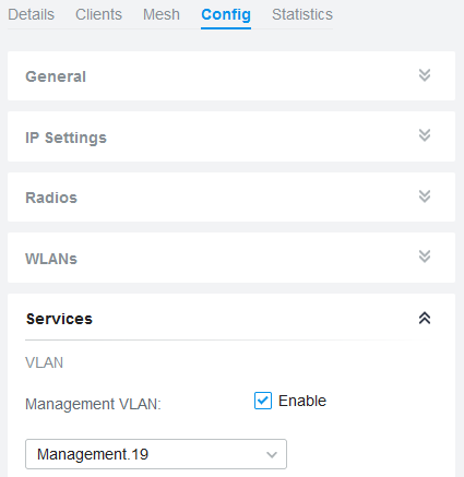 VLAN-Konfiguration des Management-Interfaces TPLink03